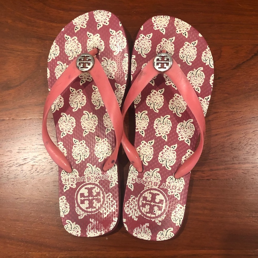 Tory Burch Pink flip flops